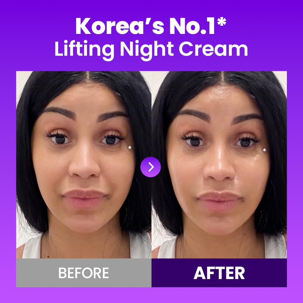 [Cardi B'S Pick]  Probioderm 3D Lifting Cream 1.7 Fl Oz - Advanced Korean Facial Night Cream with 17-Peptide Complex & Probioderm for Face and Neck, Butter-Rich Texture for Perfect Slugging