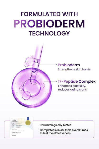Probioderm 3D Lifting Travel Size Skin Care Kit | Korean Skincare Set for Firming & Hydration, with Ampoule, Face Moisturizer & Serum Spray | Mini Travel Essentials & Gift Set for Women